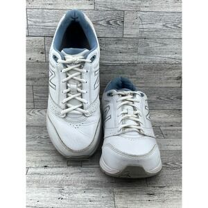 New Balance WW928WB3 Walking‎ Shoes Women's White Leather Comfort Size 9 D